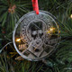 Crystal - Etched Ornament Set