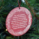 Wood Tree ornament - H2602W