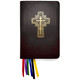 Anthologion Prayer Book with black cover with golden cross on it. 