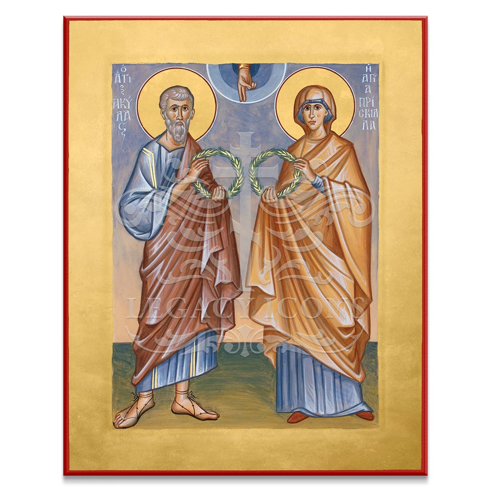 Icon of Saints Aquila and Priscilla
