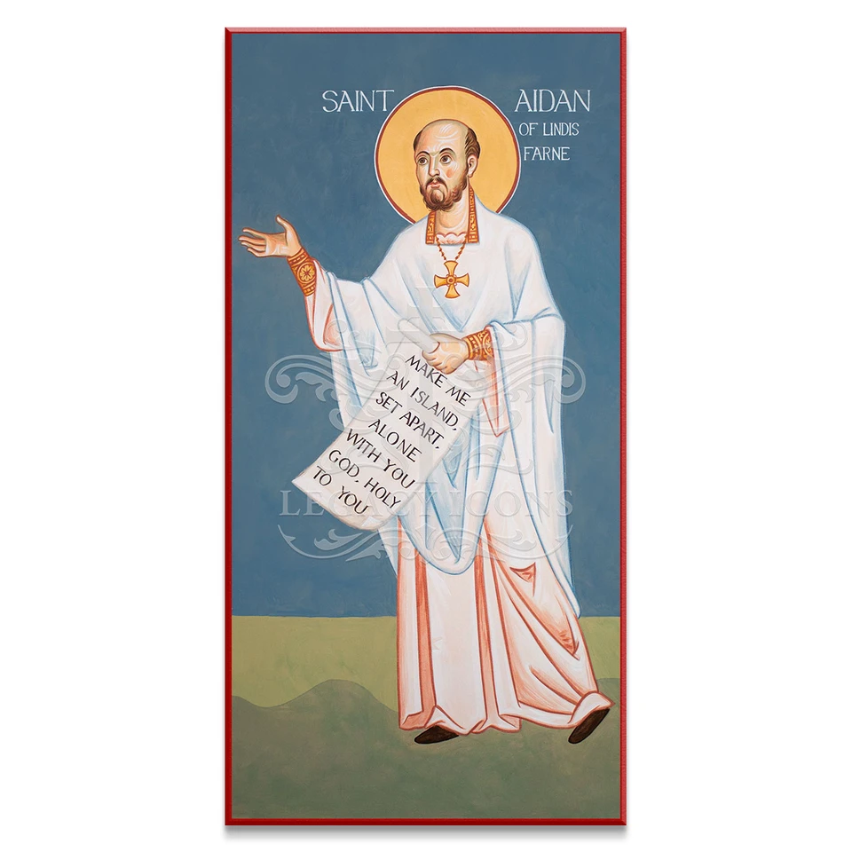 Icon of Saint Aidan of Lindisfarne