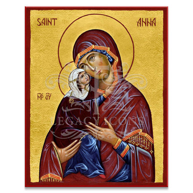 Saint Anna and the Theotokos (Stryzhak) Icon - S441