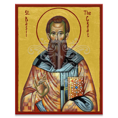 Saint Basil the Great Icon by Legacy Icons