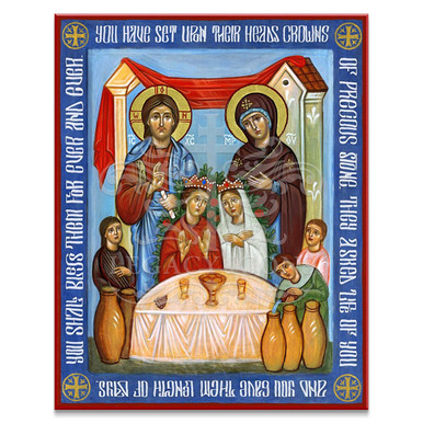 Wedding at Cana (Stryzhak) Icon - F317