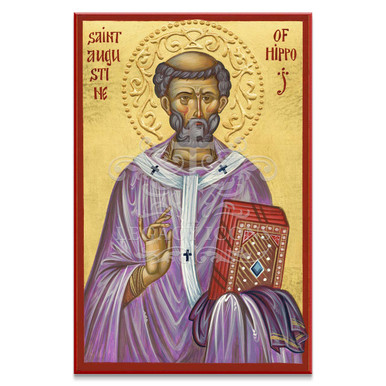 Saint Augustine of Hippo Icon - S238, Large