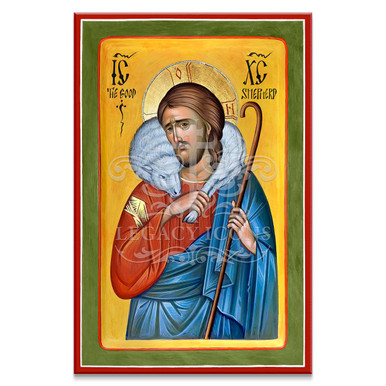 Christ the Good Shepherd (Chimev) Icon - X170 - Legacy Icons