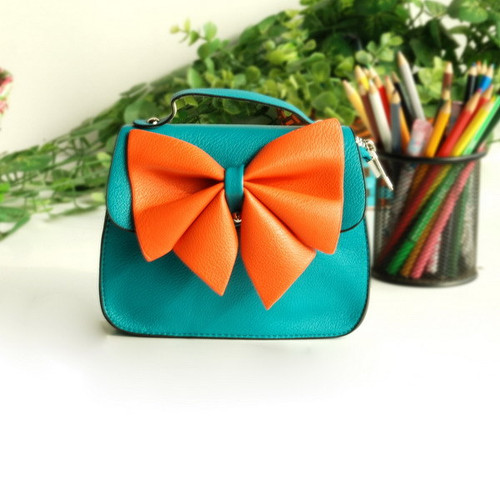 [Bright Ocean] Colorful Leatherette Clutch Shoulder Bag Clutch Casual Purse