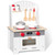 Children's Intellectual Education Enlightenment White Wooden Gourmet Cooking Kitchen Toy Set