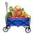 Outdoor  Folding Wagon Garden , Large Capacity Folding Wagon Garden Shopping Beach Cart ,Heavy Duty Foldable Cart, for Outdoor Activities, Beaches, Parks, Camping