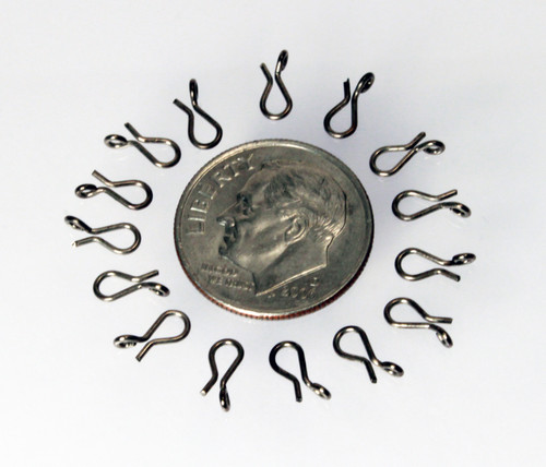 FLY FISHING GEAR - SWIVELS & SNAPS - Quick Hook Snaps - Black Iron