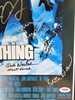 SIGNED by Cast Movie Poster of The Thing By 11 One of a Kind, W/ John Carpenter, A. Barbeau