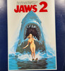 Jaws 2 mini handbill poster on heavy glossy paper with film credits on the back