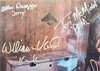 SIGNED original The Texas Chainsaw Massacre Lobby card by 4 cast members Grandpa, Kirk, Pam, and Jerry.