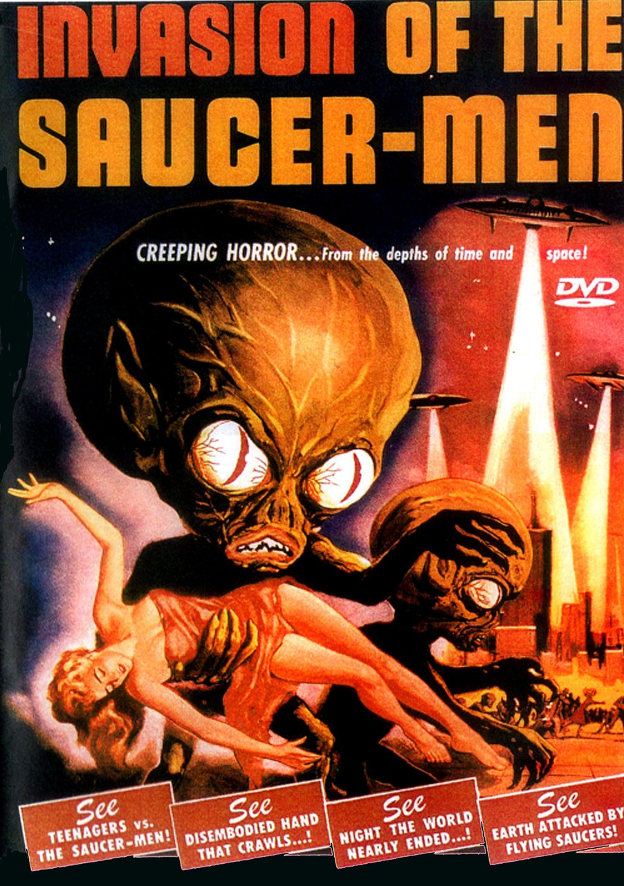INVASION OF THE SAUCERMEN rare cult Sci-Fi drive-in movie on DVD