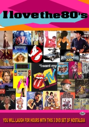 I Love The 80's VH1's TV series on a 3 dvd set - Media Collectibles