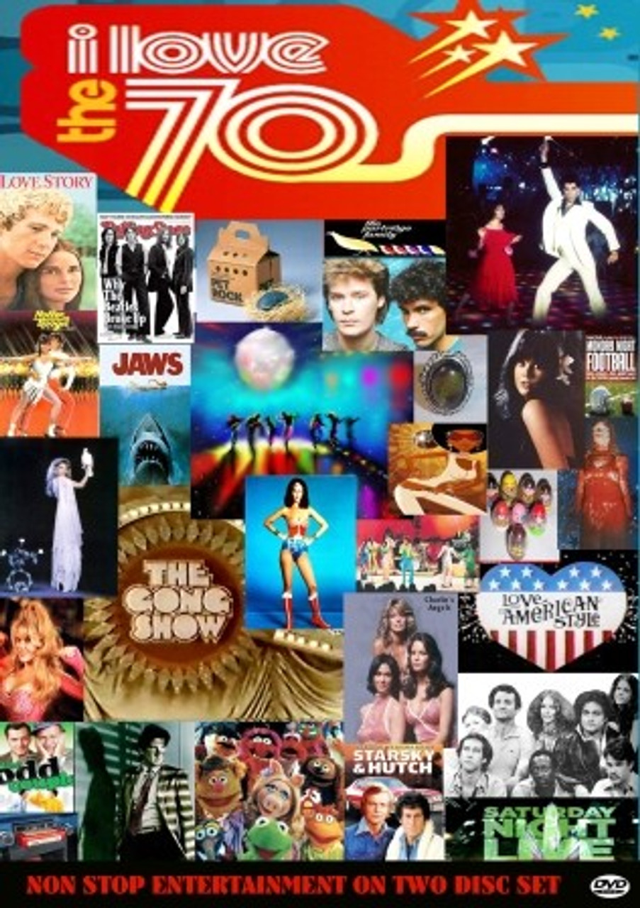 I Love The 70's VH1's TV series on a 2 dvd set - Media Collectibles