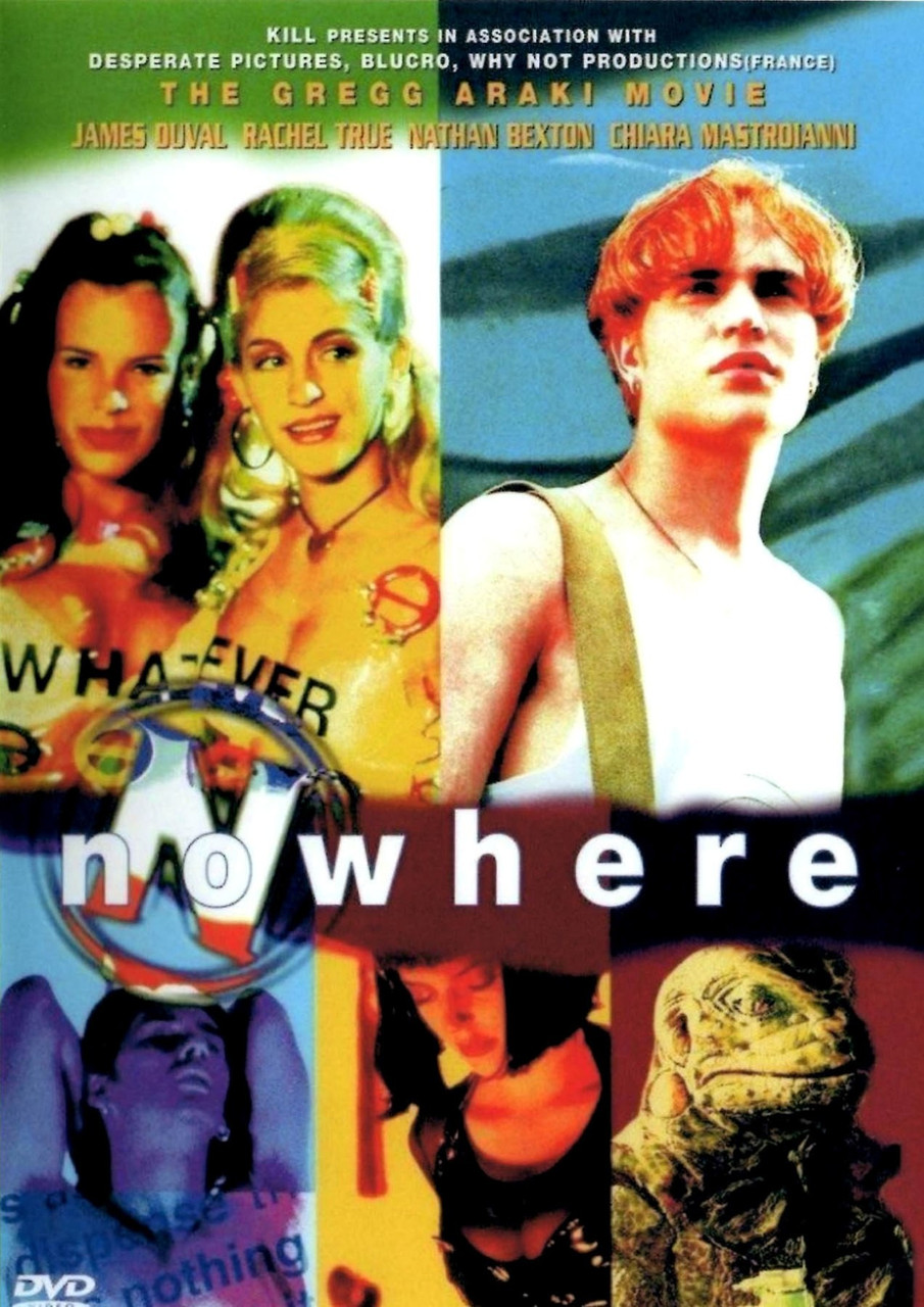 Nowhere (1997) starring James Duval & Rachel True DVD - Media