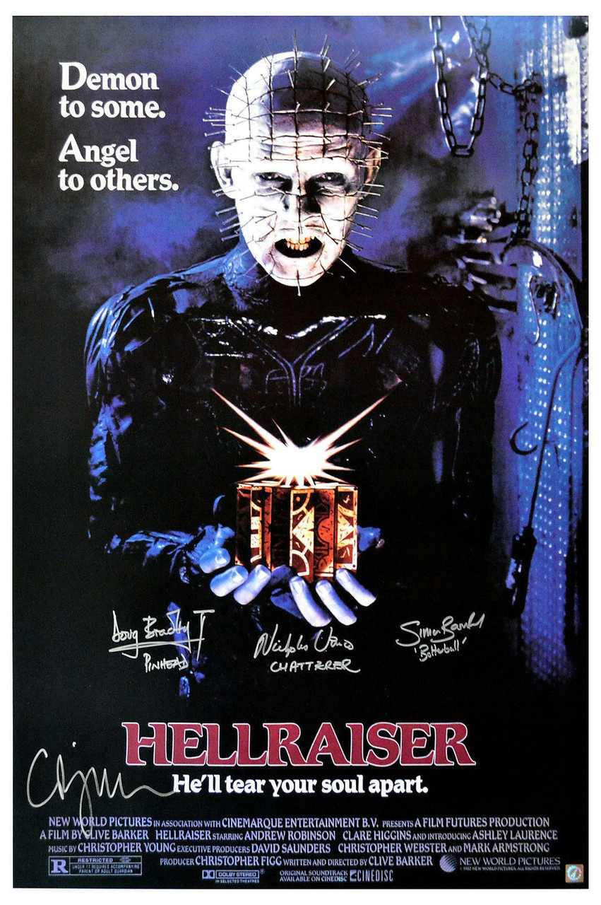 HELLRAISER, Original Vintage Horror Movie Poster - Original Vintage Movie  Posters