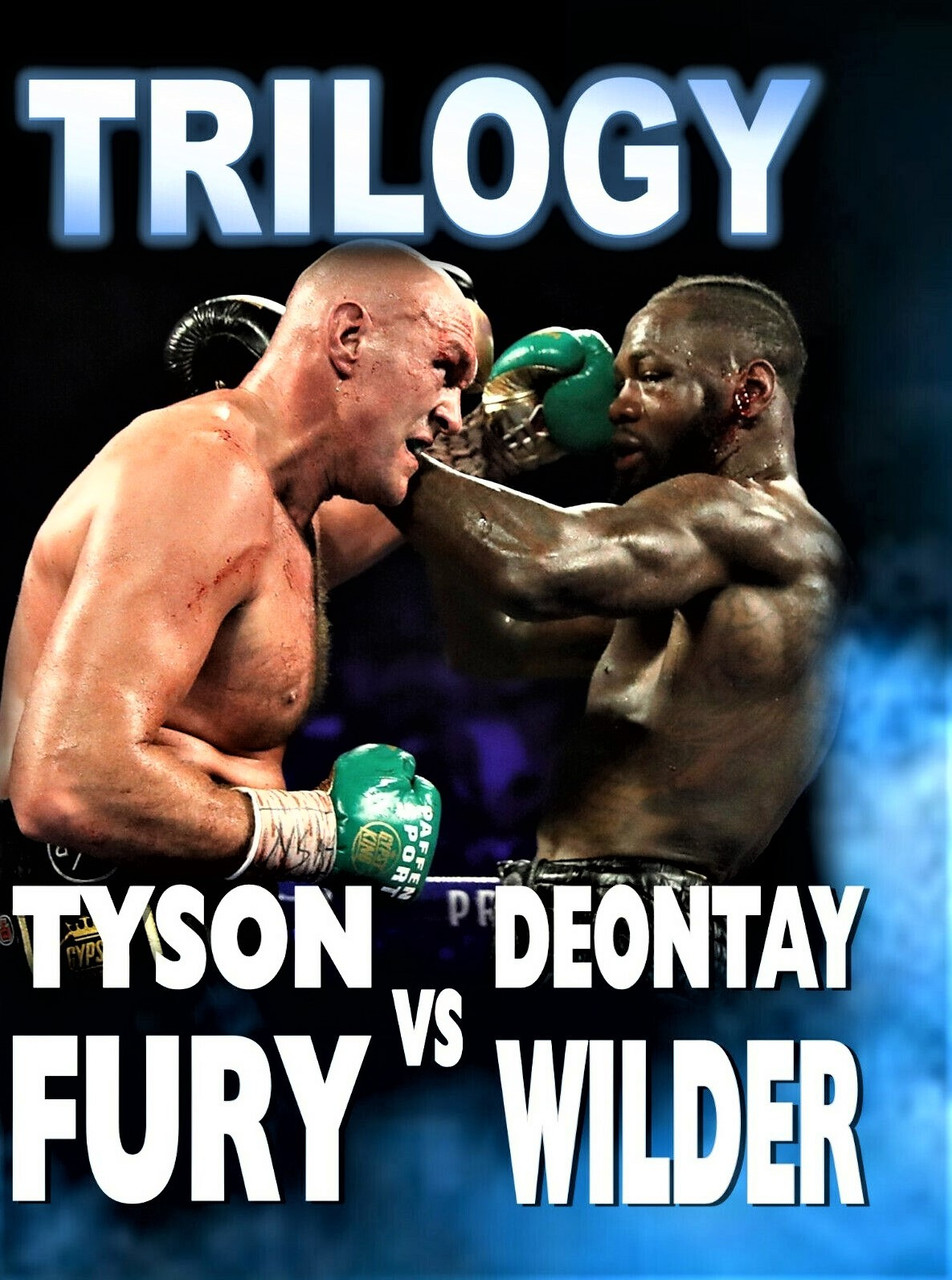 Tyson Fury vs. Deontay Wilder Trilogy all 3 fights on a 4 DVD set