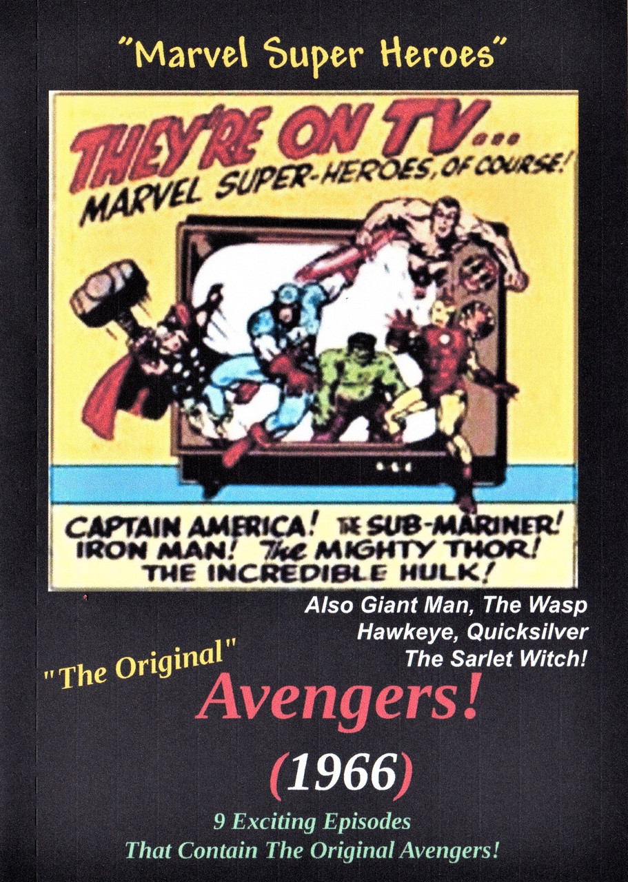 Avengers 1966 complete cartoon series 9 episodes on DVD - Media