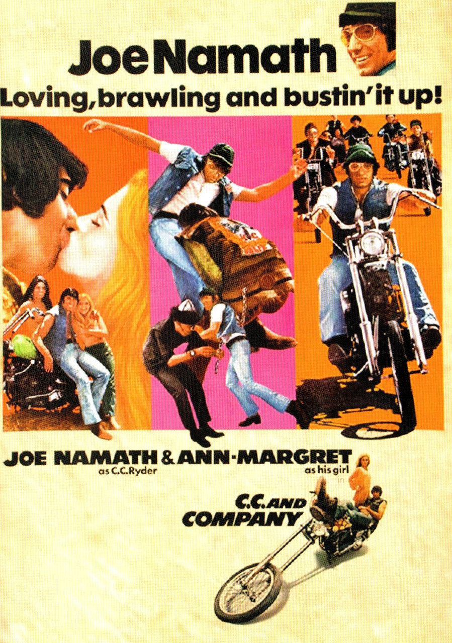 CC & Company UNCUT VERSION starring Joe Namath & Ann Margret on DVD