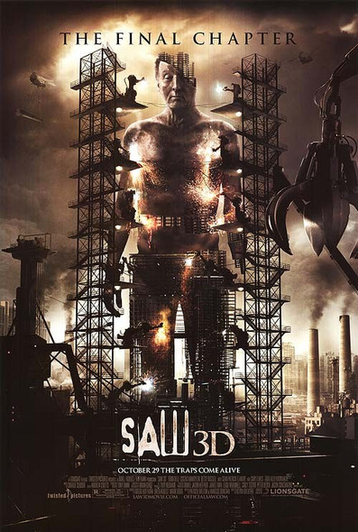 Saw 3D: The Final Chapter advance mini movie poster