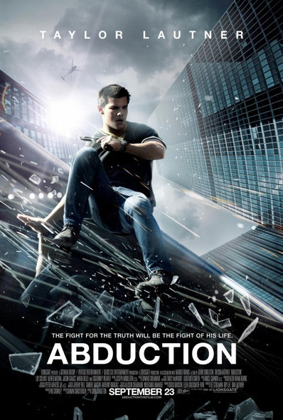 Abduction starring Taylor Lautner advance mini poster