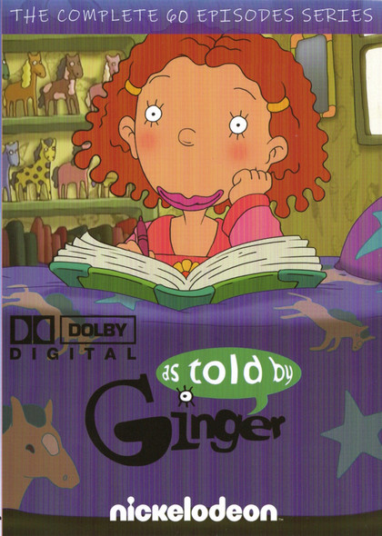 As Told By Ginger complete cartoon TV series in Dolby Digital on a 6 DVD SET