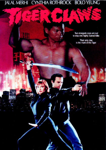 Tiger Claws on DVD starring Cynthia Rothrock