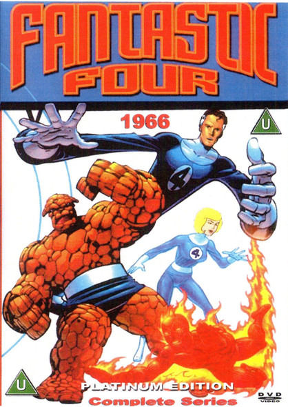 Fantastic Four 1967 DVD 2-disc set 60's cartoons complete series