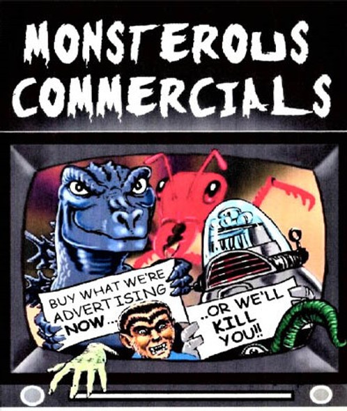 "MONSTEROUS COMMERCIALS"  COMMERCIALS WITH MONSTERS, DRACULA, MUMMY, GODZILLA, AND MOREon Blu-Ray