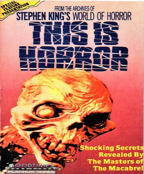 Stephen King's This Is Horror special on Blu-Ray