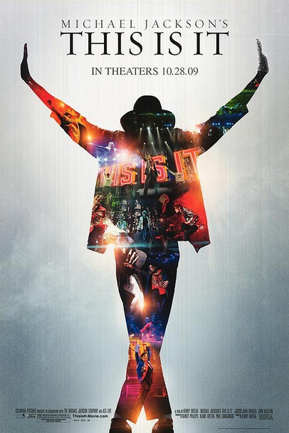 Michael Jackson's This Is It advance glossy mini theater poster