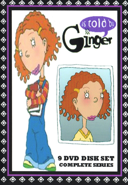 As Told By Ginger complete series on a 9 DVD SET