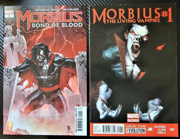 morbius the living vampire #1 + Morbius Bond of Blood #1 Marvel MCU Brand New