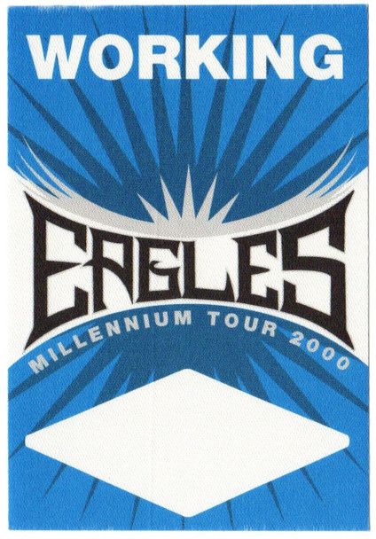 Eagles Millennium tour 2000 backstage pass - Oversized