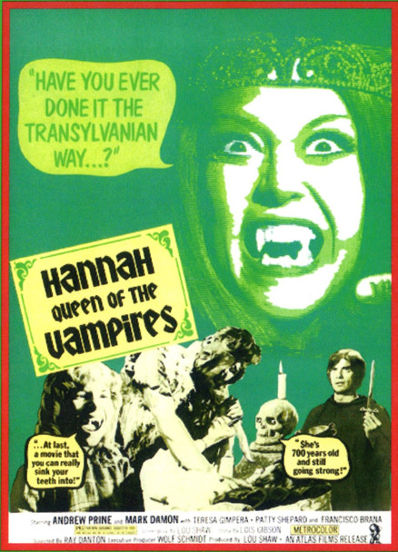 Crypt of the Living Dead AKA Hannah Queen of the Vampires on DVD