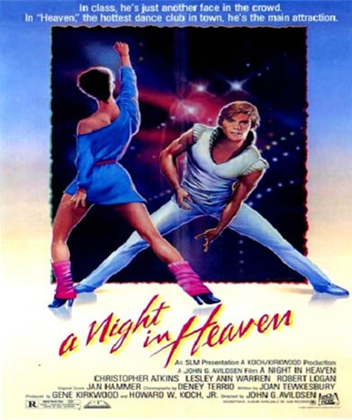 A Night in Heaven starring Christopher Atkins & Lesley Ann Warren on Blu-Ray