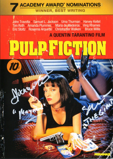Pulp Fiction special edition DVD signed by Duane Whitaker 