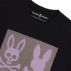 Psycho Bunny Mens T-Shirt High Density Long Sleeved Tee in Black