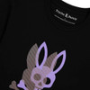 Psycho Bunny Mens T-Shirt Chicago Dotted Tee in Black