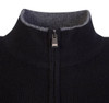 Hugo Boss Mens Sweater Marlo Zip Neck BOSS Wool Jumper in Black