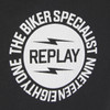 Replay Mens T-Shirt Biker Tee in Black