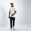 Ellesse Mens T-Shirt Ringer Tee Meduna in Off White