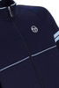 Sergio Tacchini Mens Track Jacket Orion 80's Track Top in Blue