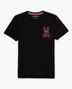 Psycho Bunny Mens T-Shirt Lancaster Cross Stitched Tee 