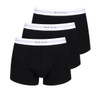 Paul Smith Mens Boxer Shorts 3 Pack Logo Band Trunks in Black