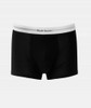 Paul Smith Mens Boxer Shorts 3 Pack Logo Band Trunks in Black