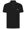 Moose Knuckles Mens Polo Shirt Everett Polo in Black