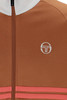 Sergio Tacchini Track Jacket Mens Dallas Track Top in Mocha Bisque/Gardenia/Dubarry